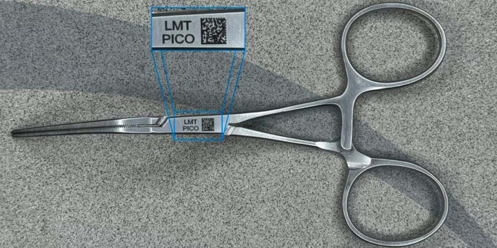 LMT PICO marking on a medical instrument