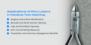 Applications of PICO lasers in medical tool marking