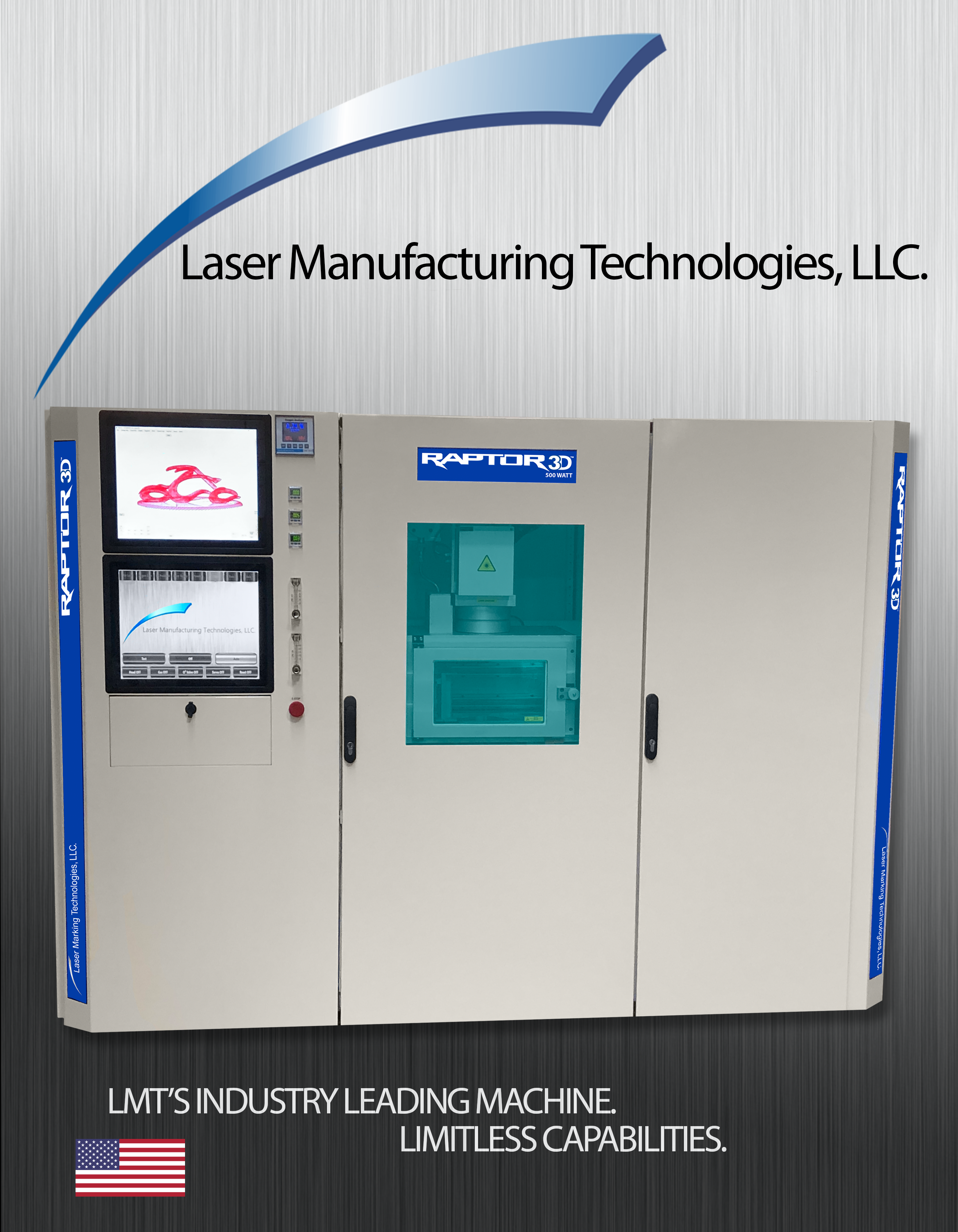 Laser Marking Technologies' Raptor 3D laser marking machine